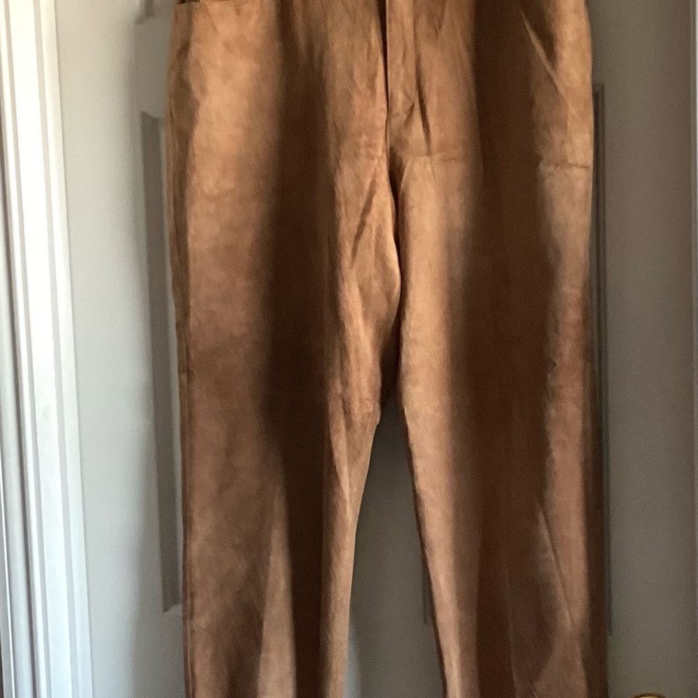 Tan suede Pants